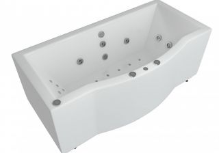 Акриловая ванна АКВАТЕК Гелиос 180x90 см без гидромассажа